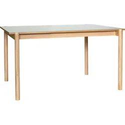 Oblique Tisch rechteckig 140 cm, grau