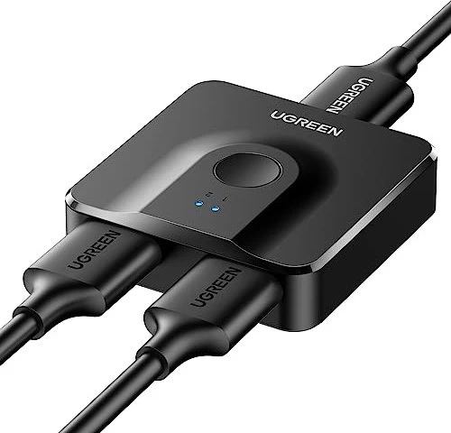Ugreen 2x HDMI Bi-Directional Switcher Black