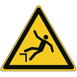 Brady, Sicherheitskennzeichnung, ISO-Sicherheitsschild - Warnung vor Absturzgefahr