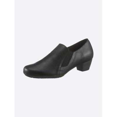 Pumps AIRSOFT, Damen, Gr. 38, Textil, schwarz, Glattleder, Schuhe Pumps
