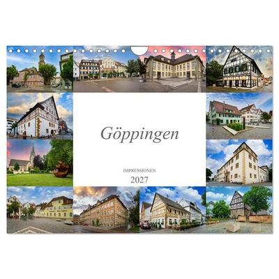 Göppingen Impressionen (Wandkalender 2027 DIN A4 quer), CALVENDO Monatskalender