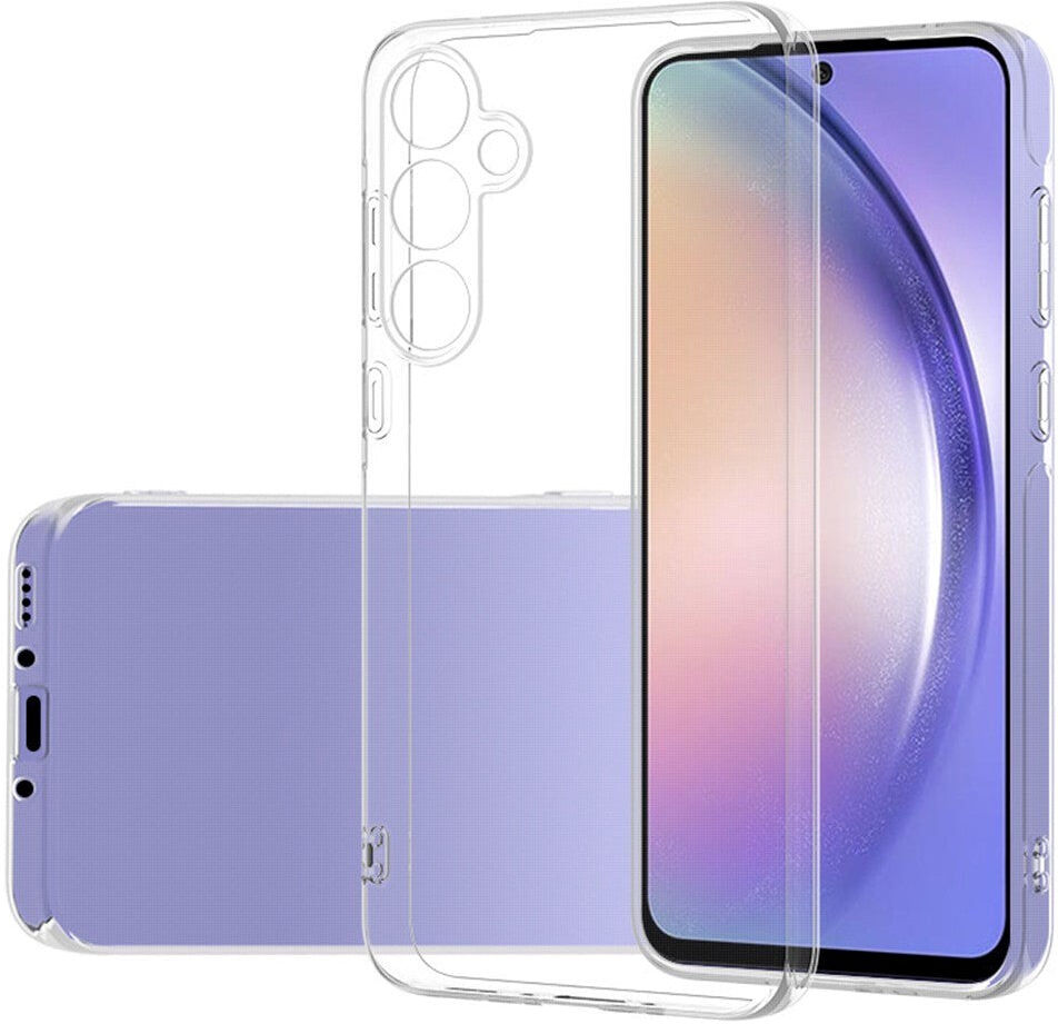 INCOVER Samsung Galaxy A55 (5G) Fleksibel Plastik Bagside Cover - Gennemsigtig