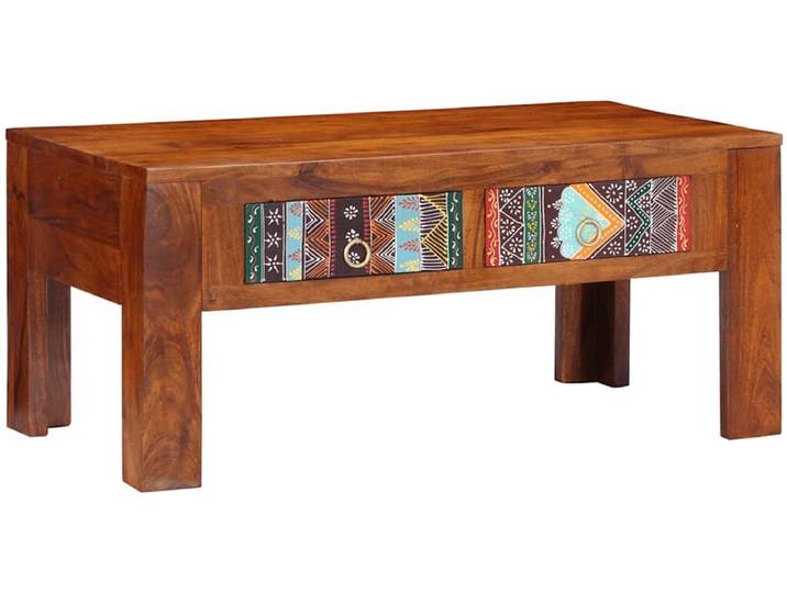 vidaXL - Salontafel - 90x50x40 - cm - massief - acaciahout