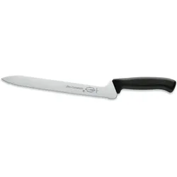 F. Dick ProDynamic Sandwichmesser mit Wellenschliff Klingenlänge 23cm Brotmesser, Küchenmesser, Silber, Schwarz