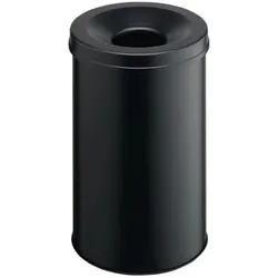 Durable 330601 Abfallbehälter Rund Stahl Schwarz