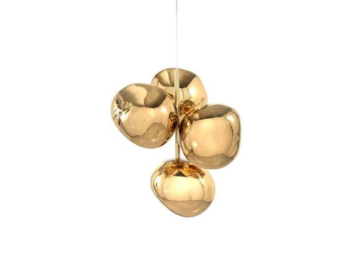 Tom Dixon - Suspension Melt - Or - Polycarbonate soufflé - Designer Tom Dixon