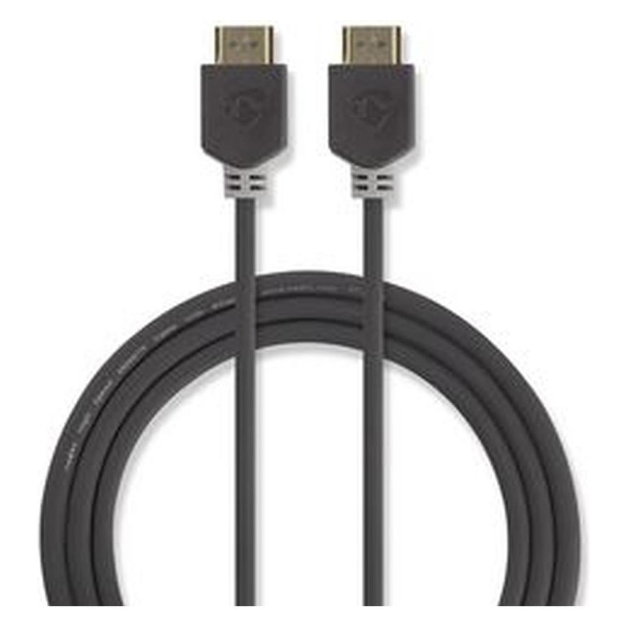 Nedis CVBW34000AT100. Kabellänge: 10 m, Anschluss 1: HDMI Typ A (Standard), Steckverbinder 1 Geschlecht: M (10 m) (CVBW34000AT100)