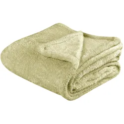 DECKE Olivgrün Namdu 125/150 cm