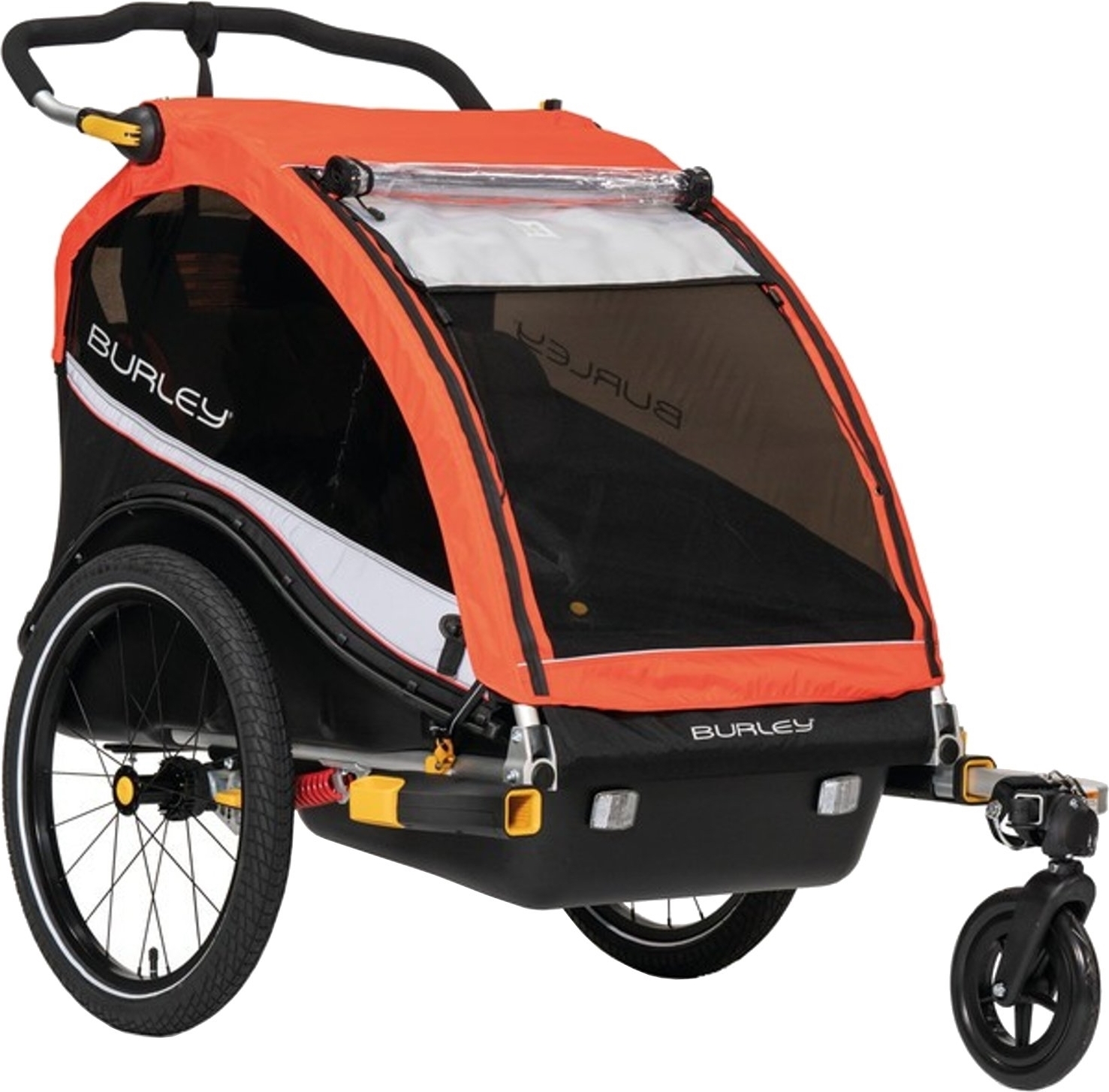 Burley Kinder Fahrradanhänger Cub X Atomic, Rot