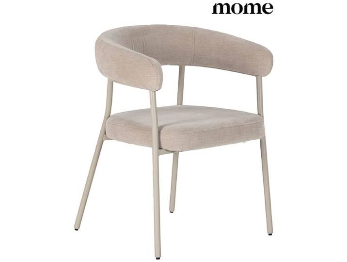 MOME Stuhl YURI Stoff cremefarben