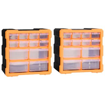 Helloshop26 - Schubladenschrank mit 12 Schubladen 2-teilig 26,5 cm 02_0003265