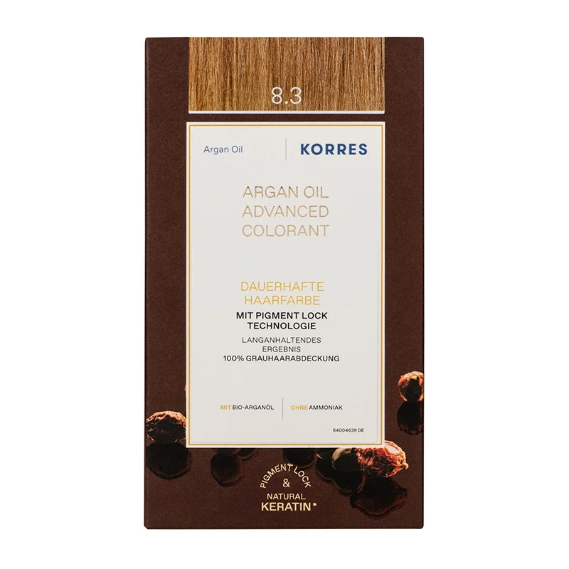 KORRES Argan Oil golden honey light blond, honigblond 8.3, 1 St. 21013367