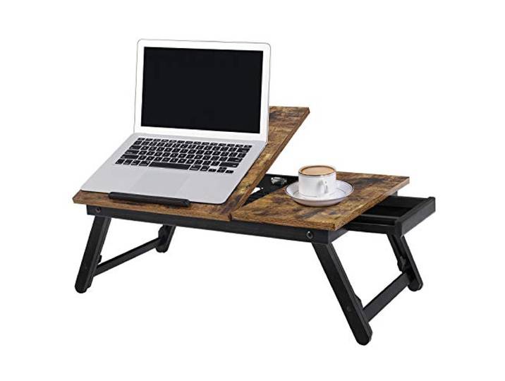 SONGMICS Laptoptafel, in hoogte verstelbaar, 55 x 35 x (23-32) cm