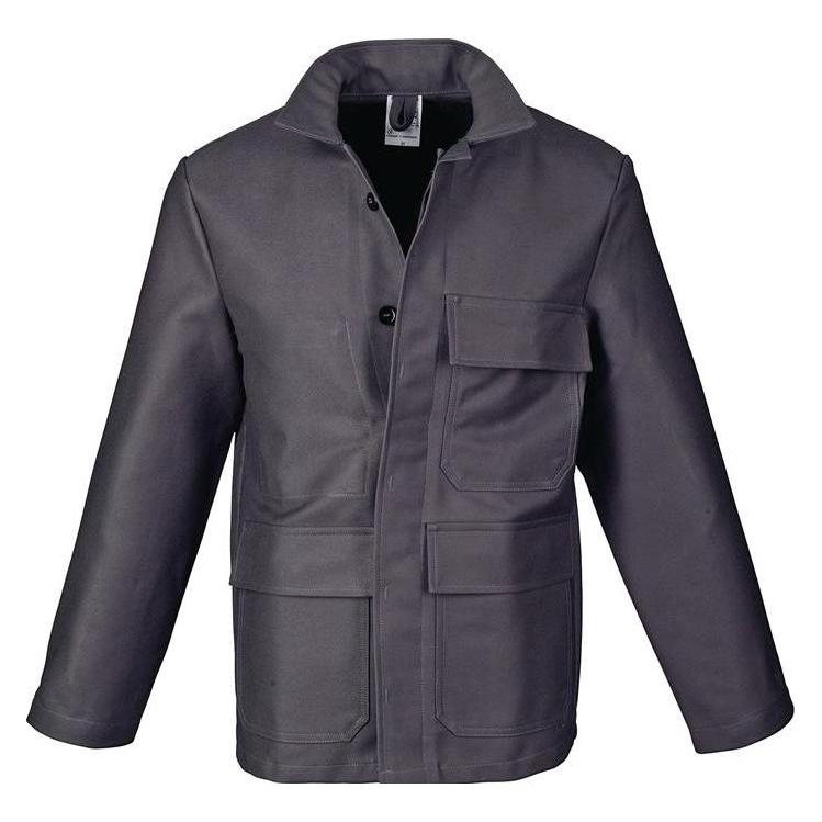 Asatex Schweißerschutz-Jacke KS64JA03 Gr.54 grau PROBAN (54) (KS64JA03/54)