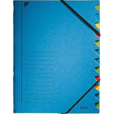 Ordnungsmappe Leitz A4 blau, 12 Fächer