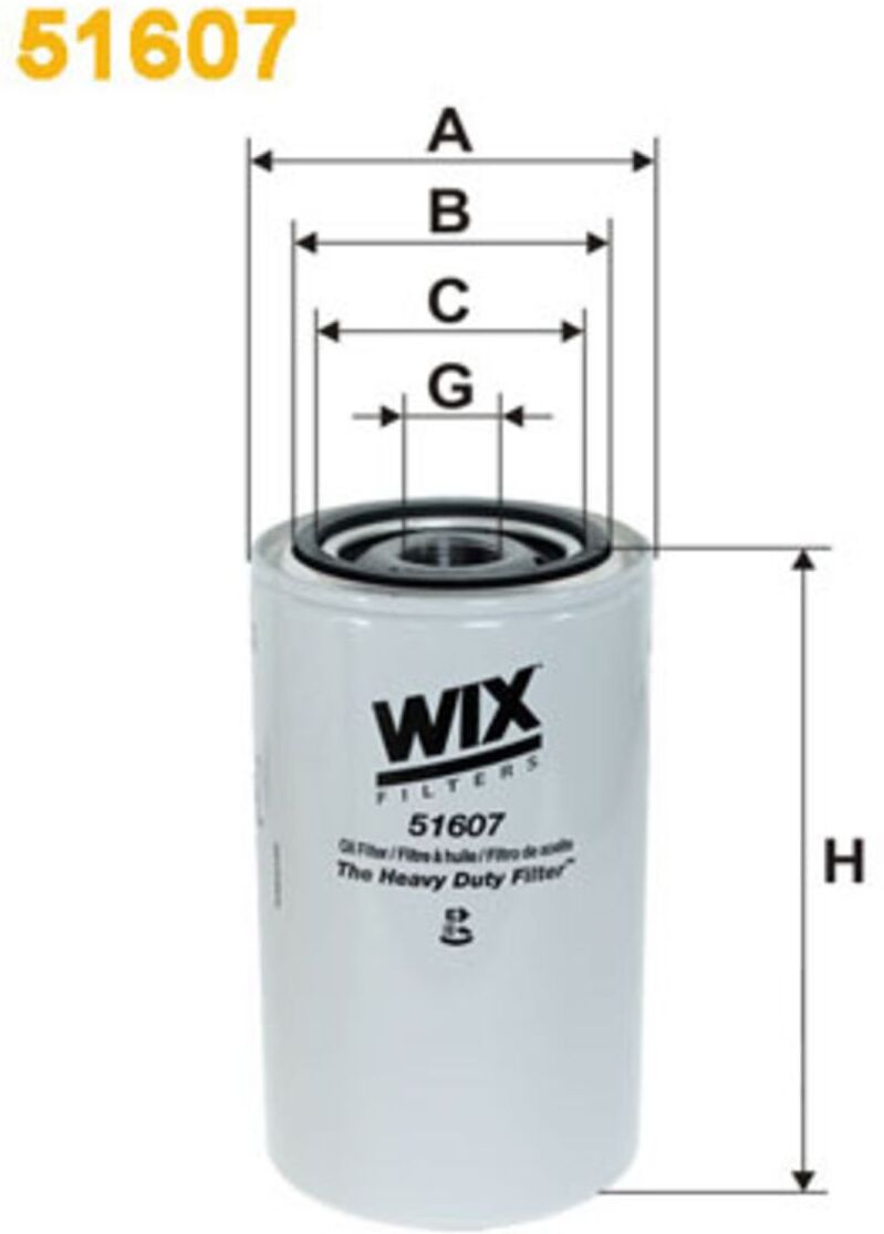 Ölfilter WIX FILTERS 51607WIX
