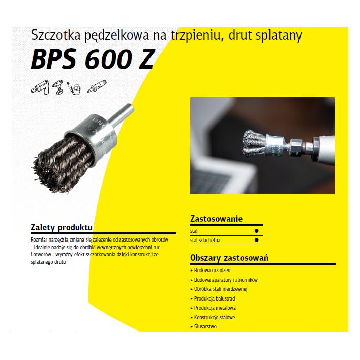 Klingspor K. BÜRSTE BÜRSTE 22 mm BPS600Z GESCHRAUBT (358339)