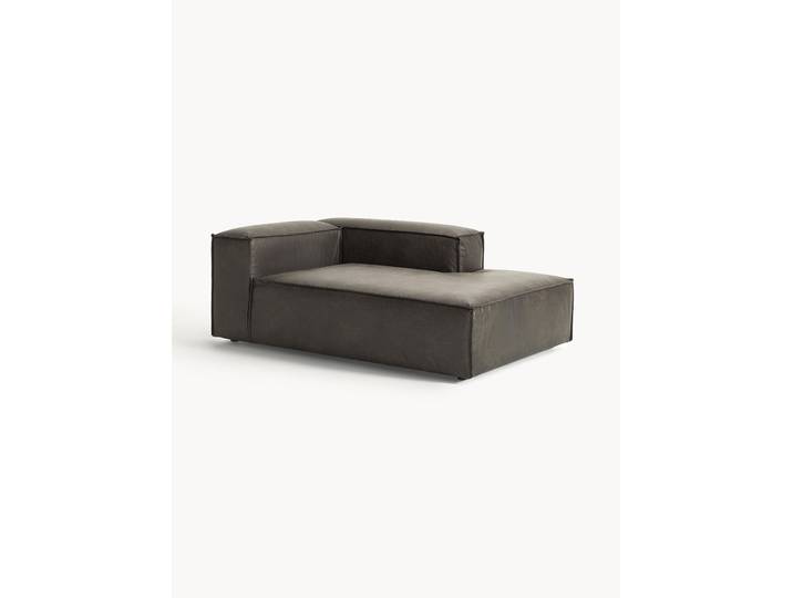 Module de méridienne en cuir Lennon