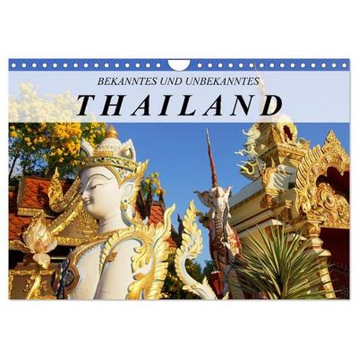 Bekanntes und Unbekanntes Thailand (Wandkalender 2027 DIN A4 quer), CALVENDO Monatskalender
