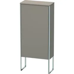 Duravit XSquare Halbhochschrank XS1304R4343 50x88x23,6cm, Tür rechts, stehend, Basalt matt