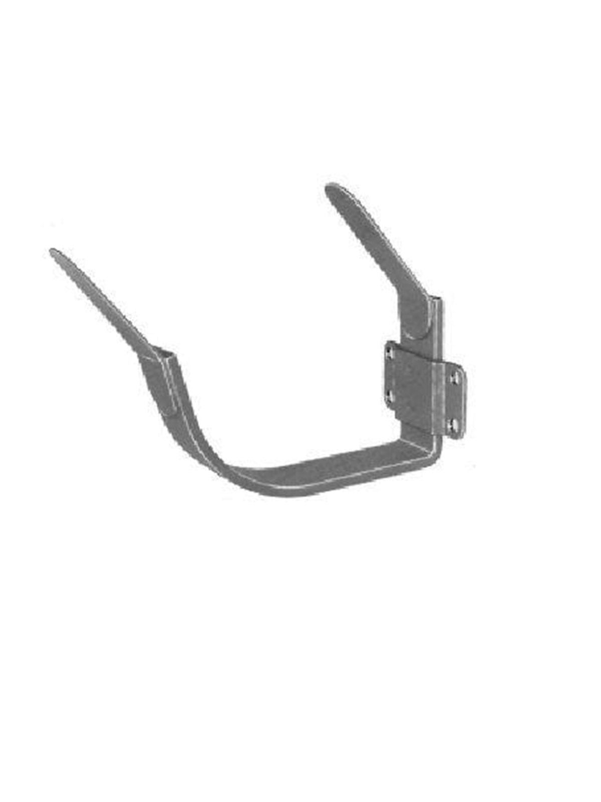 J. Petersen Lock bracket ipa rz/vm 250mm half round