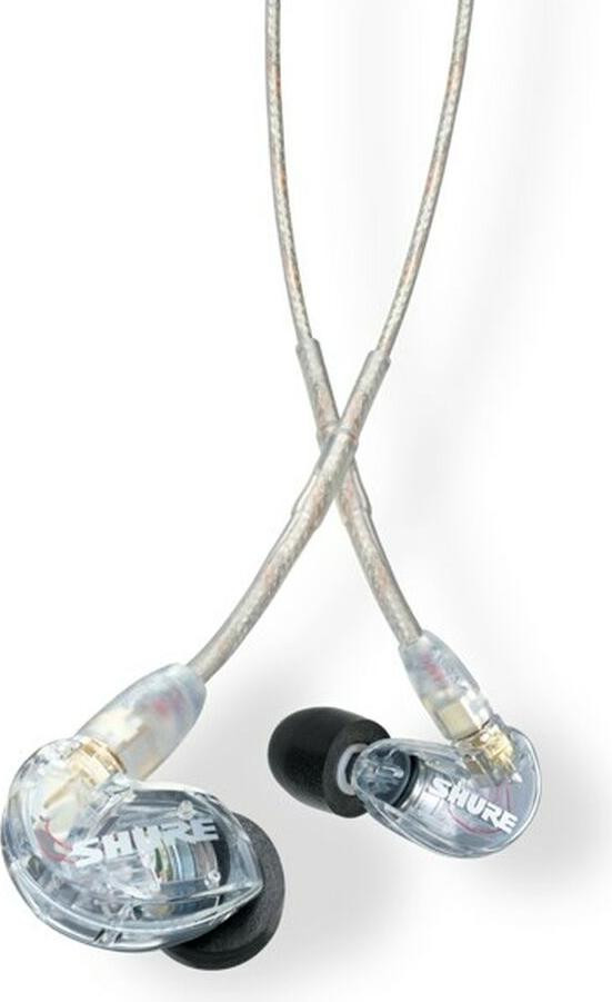 Shure SE215 Pro Bedrade In-ear Headset voor Stage en Studio - Transparant