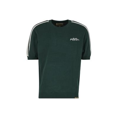 T-Shirt PAS DE MONACO "Pas De Monaco PALAIS T-SHIRT", Herren, Gr. M, grün (pedosa grün), 100% Baumwolle, bedruckt, relaxed fit, Rundhals, Shirts T-Shirt