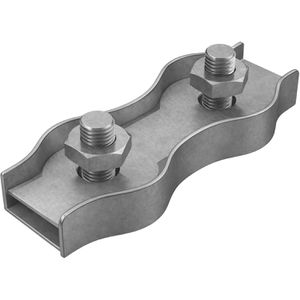Dörner+Helmer Drahtseilklemme 174523, Duplex, für 5 mm Drahtdurchmesser, verzinkt, 100 Stück