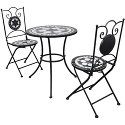 vidaXL, Gartentisch + Balkontisch, Olbelis (Rund) (60 x 70 cm)