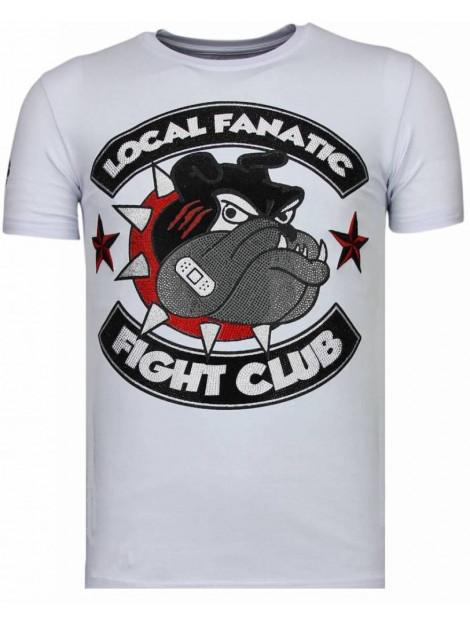 Local Fanatic Fight club spike rhinestone t-shirt