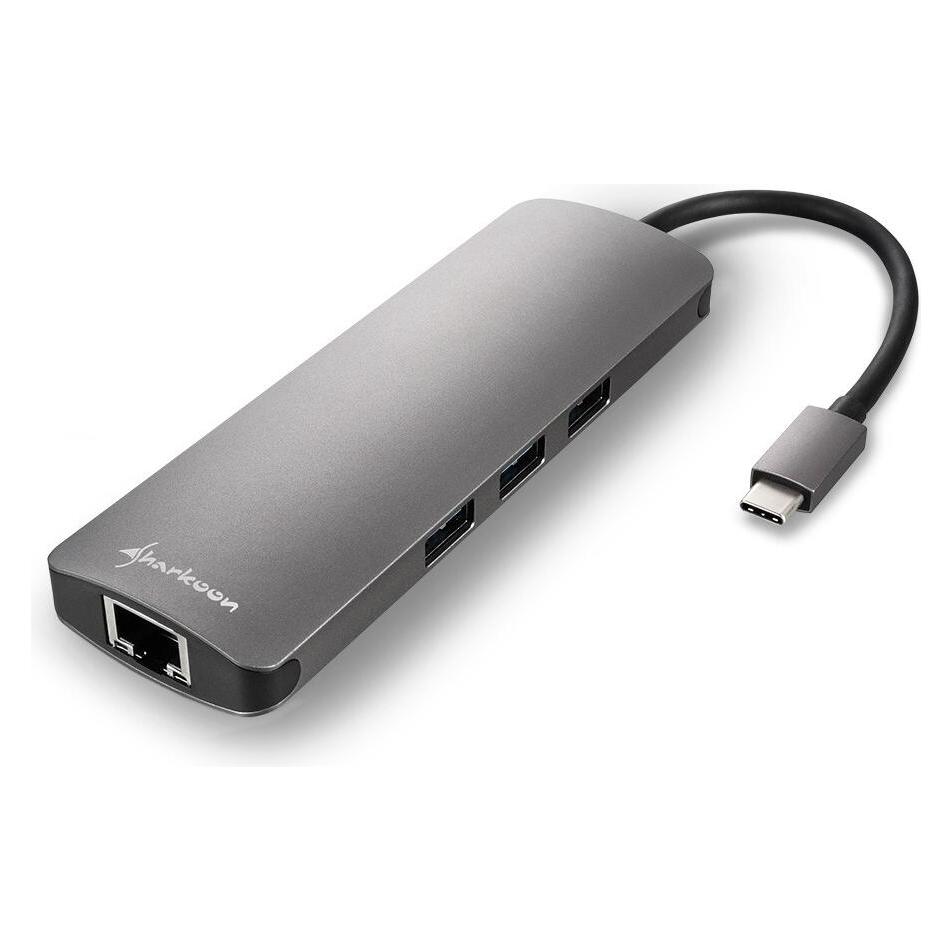 Sharkoon Combo (USB-C, 1 Port) (4044951026739)
