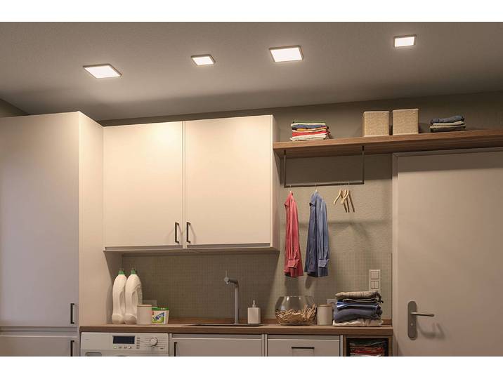 Deckenleuchte Areo 12 x 2cm Weiß Polycarbonat LED LED-Platine