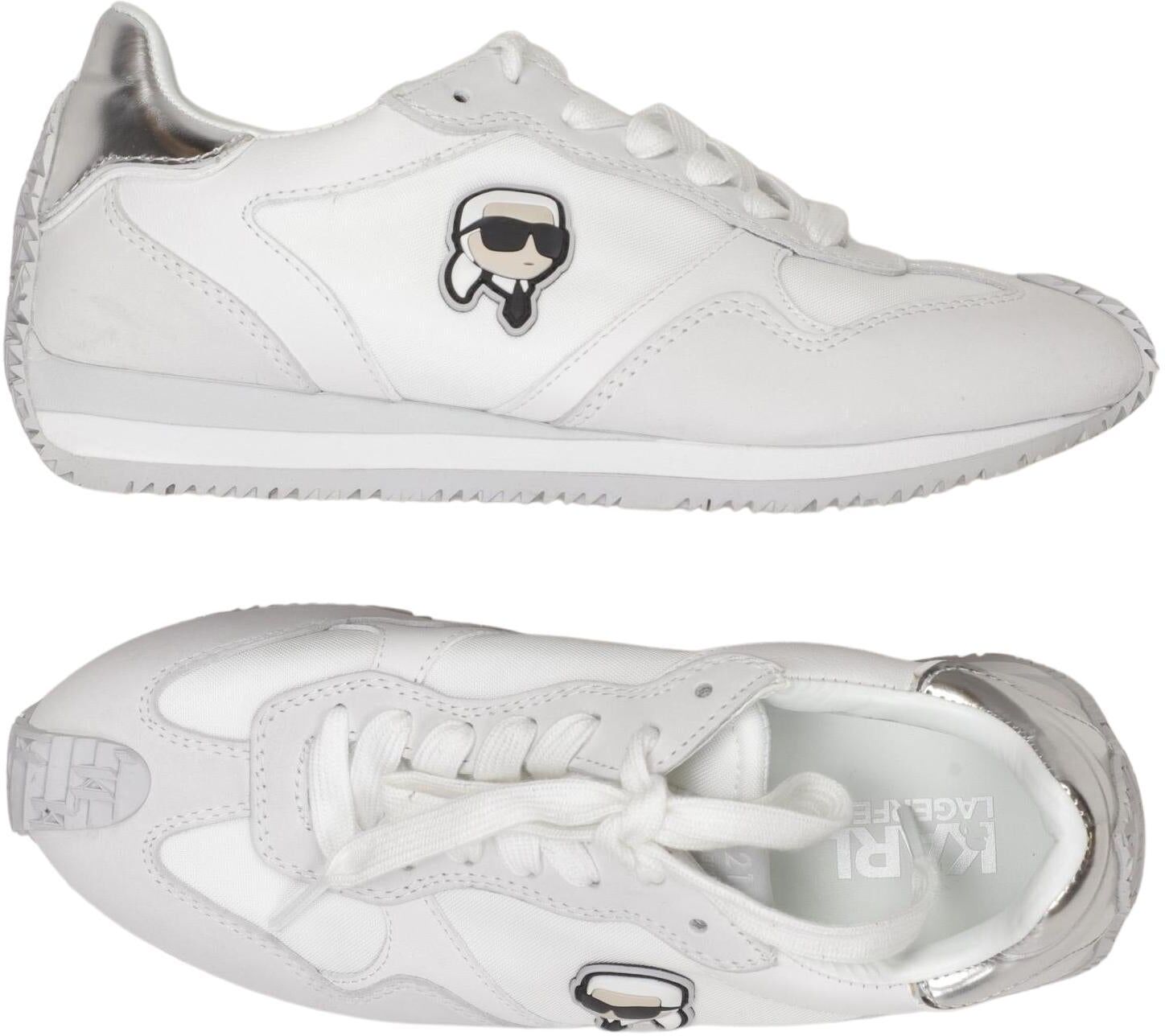 Karl by Karl Lagerfeld Damen Sneaker, Mehrfarbig, Gr. EU 35, Leder - Second Hand