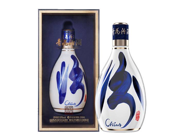 [Cadeau de la mi-automne] Xinghuacun Fenjiu 30 ans 53 % vol Édition renaissance Bouteille en porcelaine 500 ml