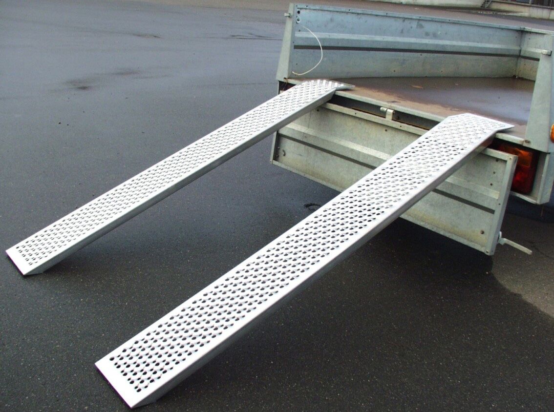 HP Autozubehör Auffahrrampen Rampen-Alu 150cm Gerade Set 11274