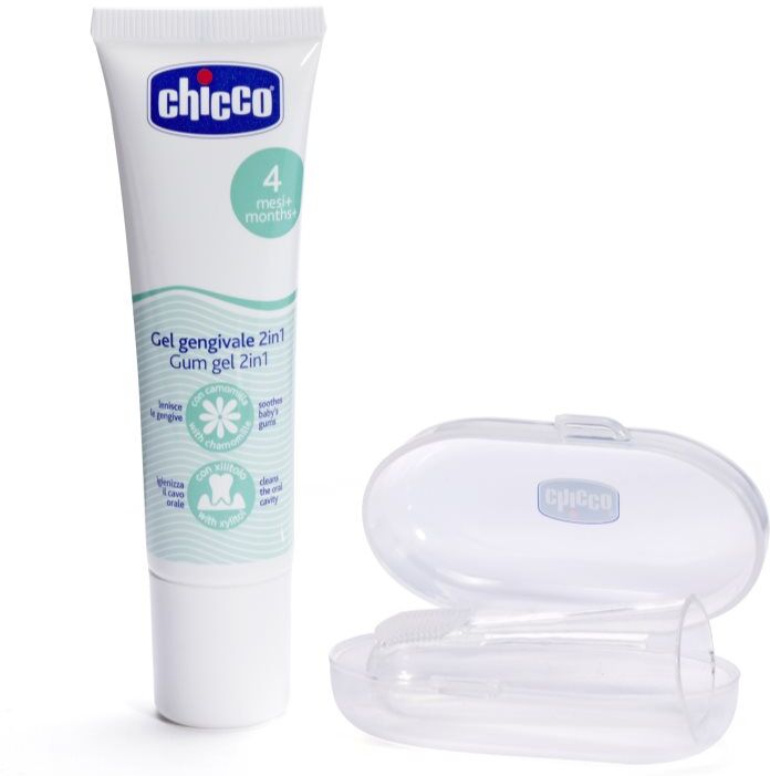 Chicco Oral Care Set Ensemble de soins dentaires pour les bébés 4 m+ 1 pcs