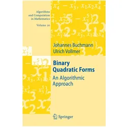 Binary Quadratic Forms, Fachbücher von Johannes Buchmann, Ulrich Vollmer