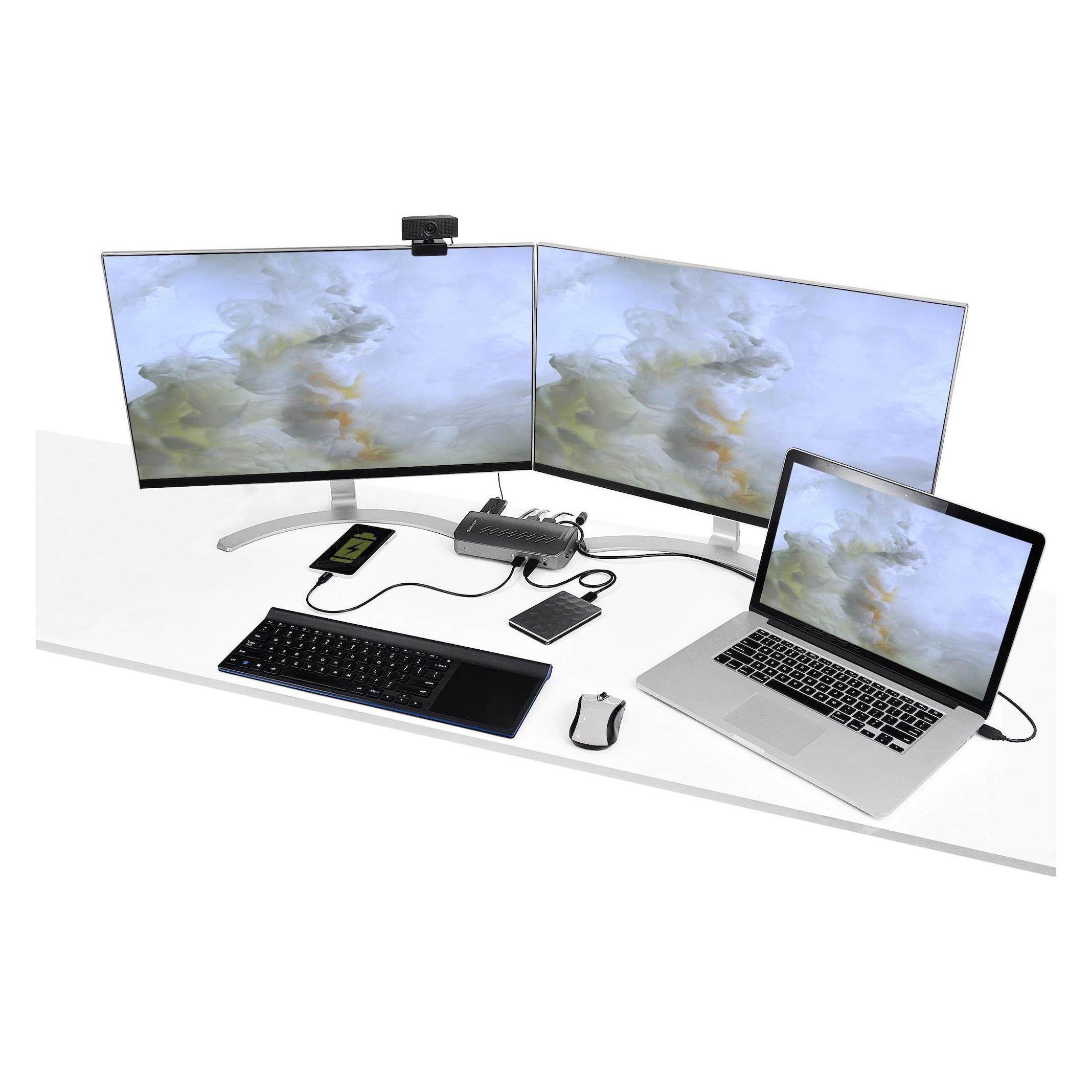 StarTech Hybrid Universal Dockingstation (USB-A, USB-C, 6 Ports) (DK30A2DHUUE)