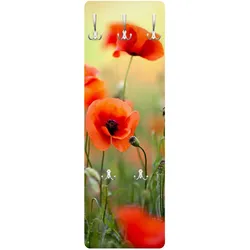 WANDGARDEROBE - Roter Sommermohn 34/105 cm