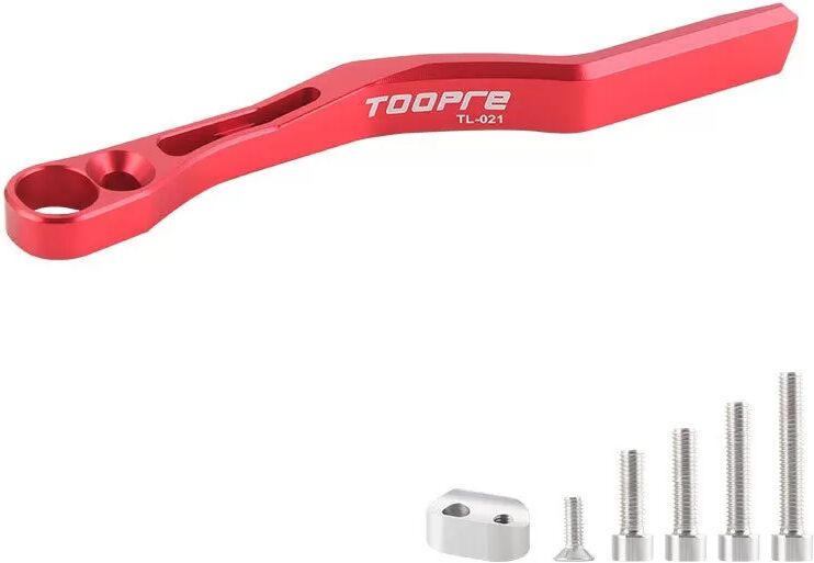 INF Rennrad Kettenfänger - Aluminiumlegierung Kettenführung Anti-Drop Schutz Rot