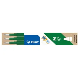 Pilot 3er-Pack Tintenrollerminen »Frixion« grün
