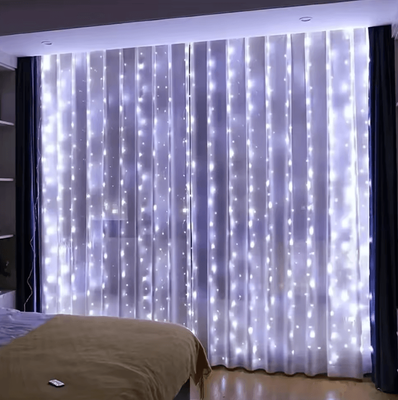 Inspire Curations 8 Mode Cascading USB Fairy Lights white 3x2m 200leds