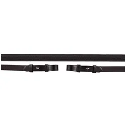 Gummizügel BR Eventa Zaumhaken black/silver | WB | [S03] | black/silver WB