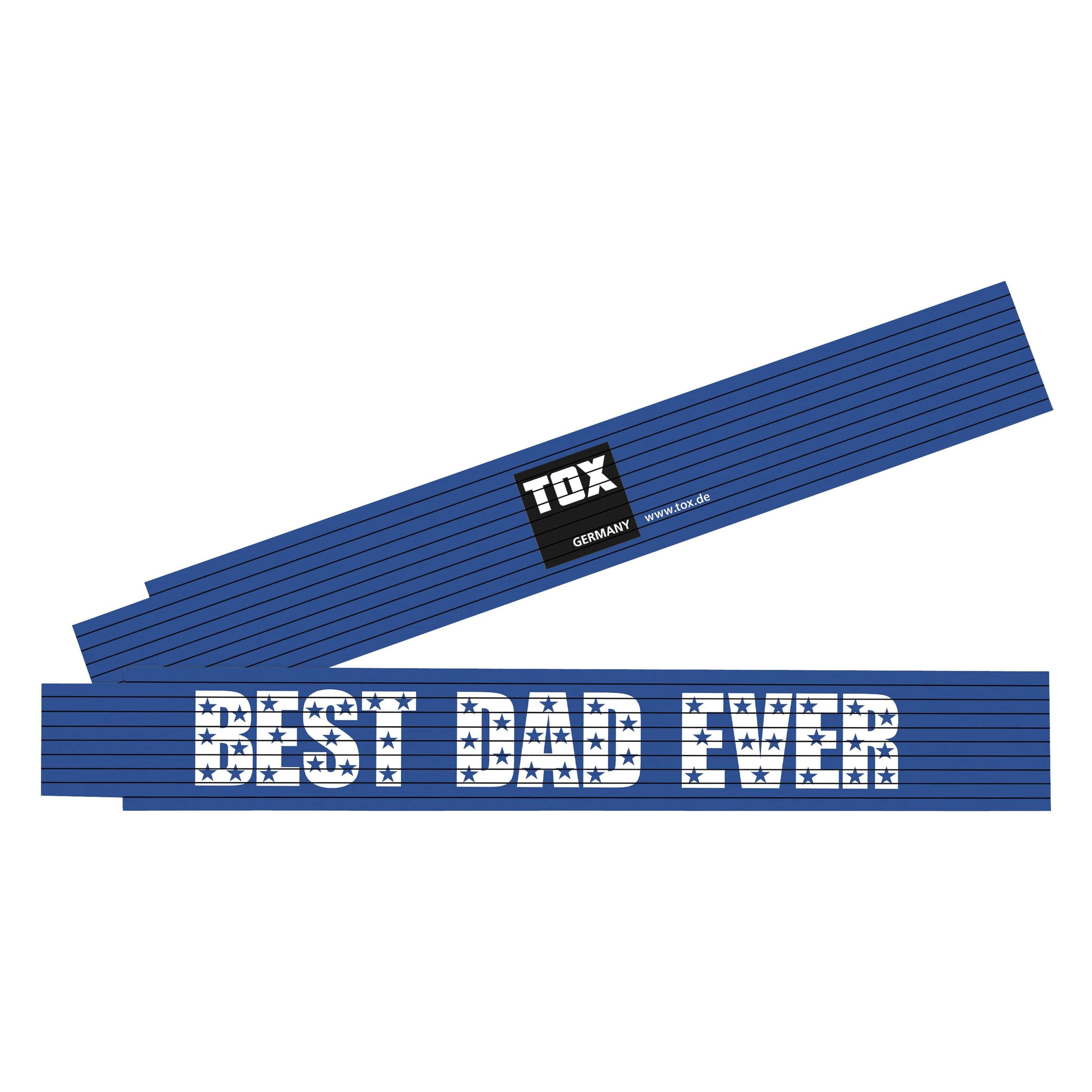 Tox Doppelmeter "Best Dad Ever", 2 m (2 m) (09969004/T)