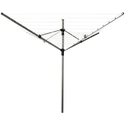 Promis SU200 CAPRI four-arm garden laundry dryer, Wäscheständer, Silber