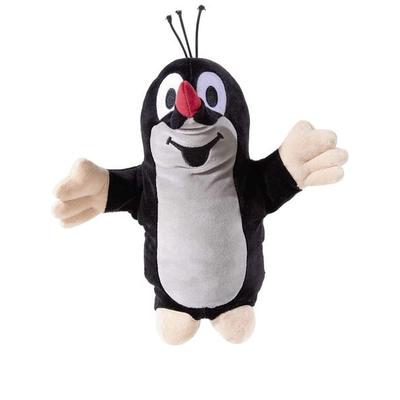 Handpuppe Der kleine Maulwurf schwarz/grau 29cm