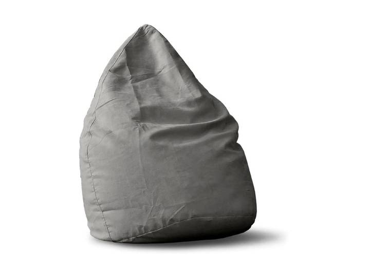 Sitzsack LUMALAND Lumaland Sitzsack In-& Outdoor 120 l , grau, B:45cm H:60cm T:45cm, Bezug: 100% Polyester, Füllung: 100% EPS Perlen, Sitzsäcke, Sitzsack