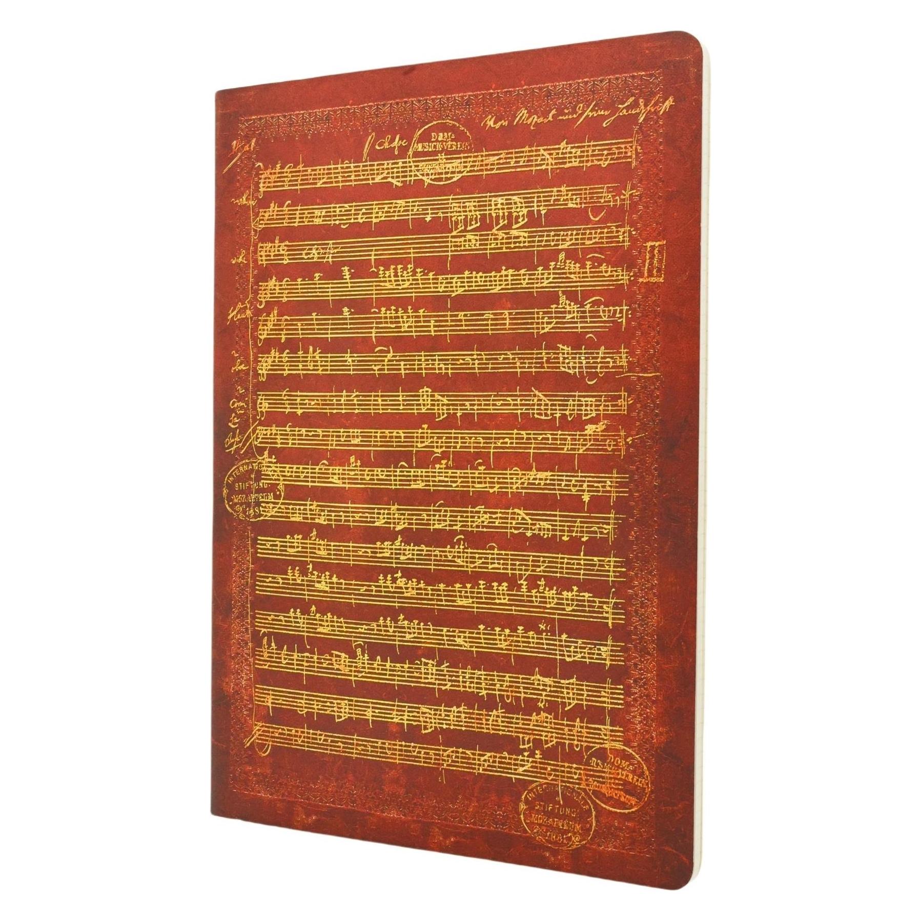 Paperblanks Notizheft A4 Mozart, Jagdmusik Unliniert (A4, Blanko) (60959445)