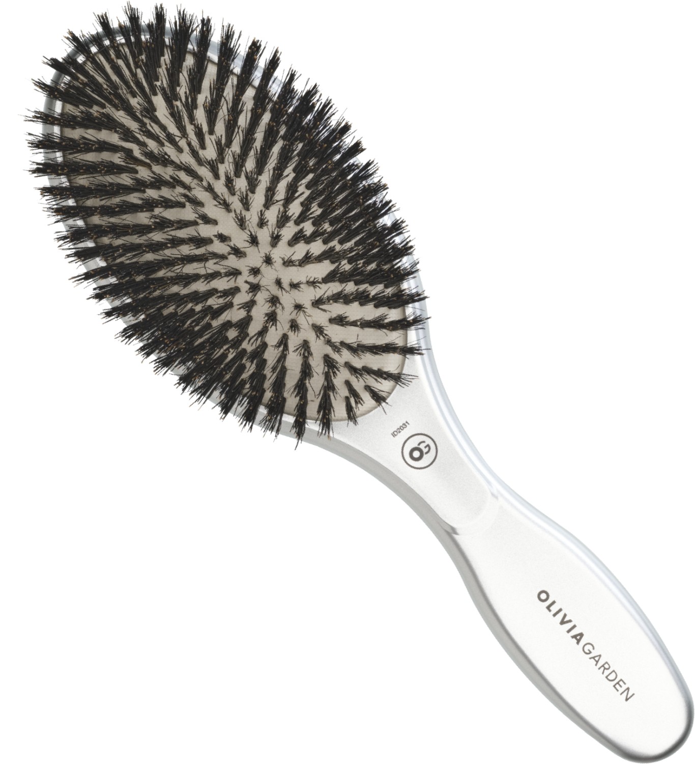 Olivia Garden Expert Care Oval Silber mit Wildschweinborsten B-2525