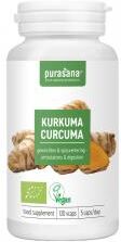 Purasana Vegan Curcuma Bio 120 Gélules - Pot 120 gélules